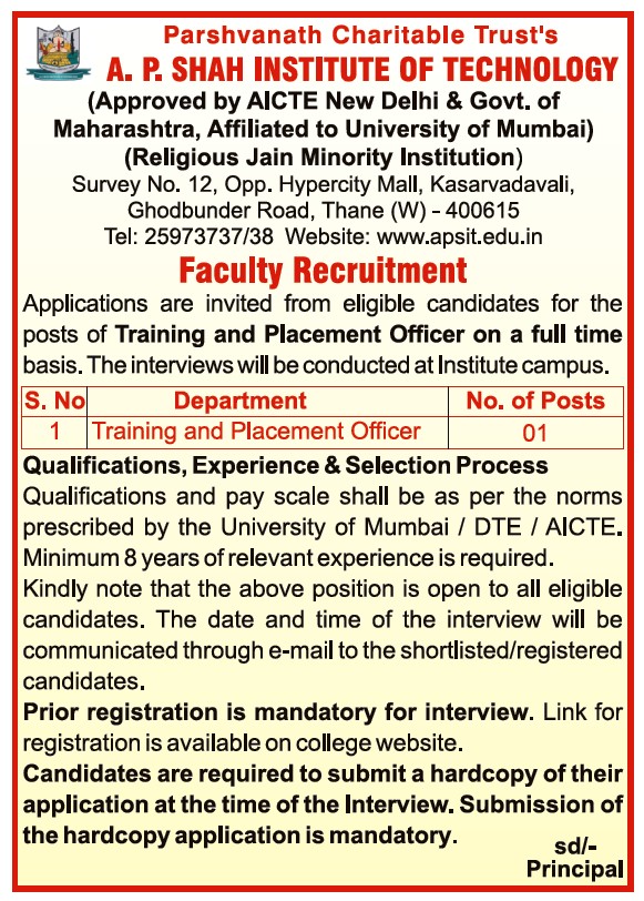 FACULTY RECRUITMENT