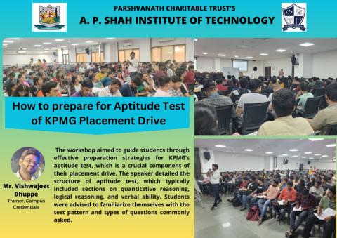 How to prepare for Aptitude Test of KPMG Placement